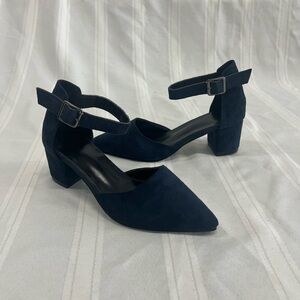 NWOT Blue Suede Pumps 6.5